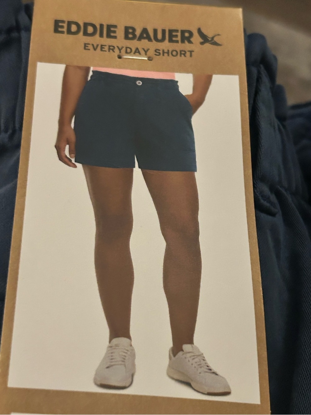 Eddie Bauer Navy everyday shorts retail $60